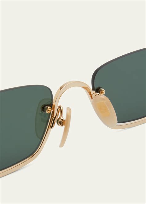 gucci half rim sunglasses|unisex gucci glasses.